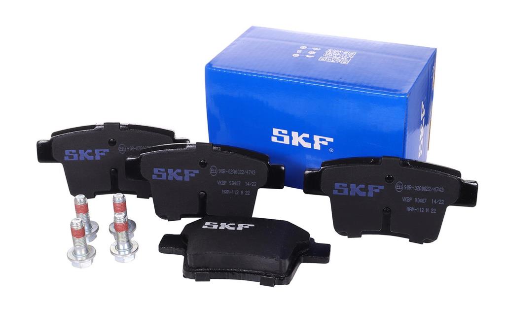 Jeu de 4 plaquettes de frein SKF ref. VKBP 90407